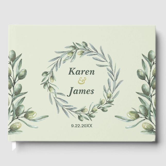 Toskanischer Olivengarten Gästebuch (Vorderseite)