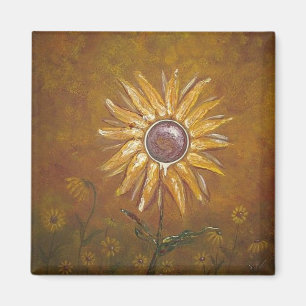 Toskanischer Sonnenblume-Magnet Magnet