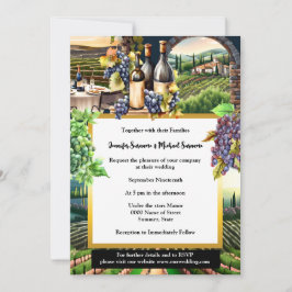 Toskanischer Weinkeller al fresco Tafeltrauben Chi Einladung