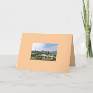 Toskanisches Notecard Karte