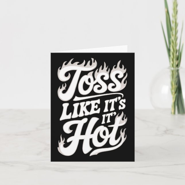 Toss like it Hot Karte (Vorderseite)