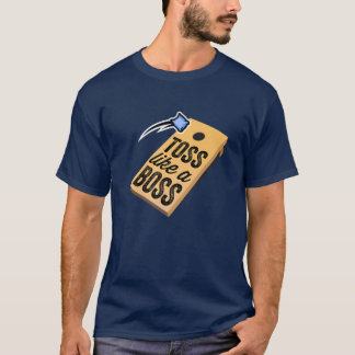 Toss wie ein Boss, lustiges Cornhole Turnier für d T-Shirt
