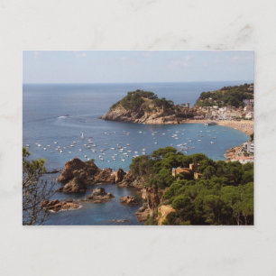 TOSSA DE MAR. Stadt an der Costa Brava. Postkarte