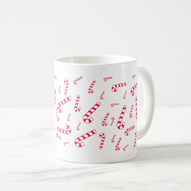Tossed Candy Cane Tasse (VorderseiteRechts)