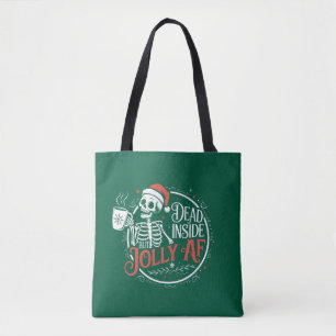 Tot aber drinnen tot Schädel Weihnachtsmann Xmas