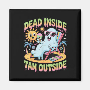 Tot innen braun außen lustiger Geist Summerween Magnet