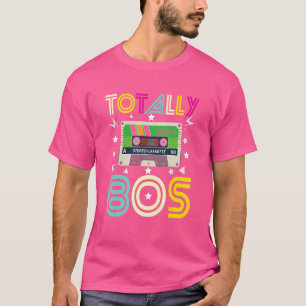 Total 80er Jahre Retro Old School Stereo Cassette T-Shirt