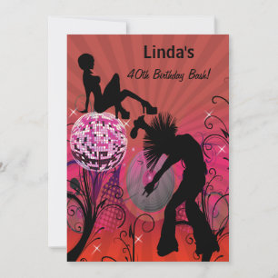 total 80er Jahre Retro-Party Einladung