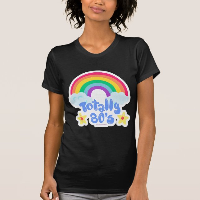 Total 80erregenbogen T-Shirt (Vorderseite)