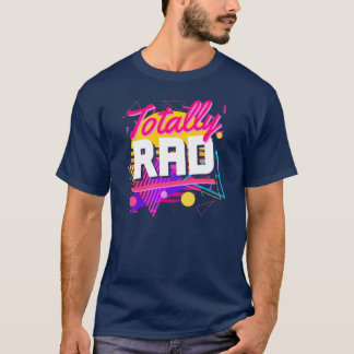 Total abgefahrene 80er-Formen im geometrischen Sti T-Shirt