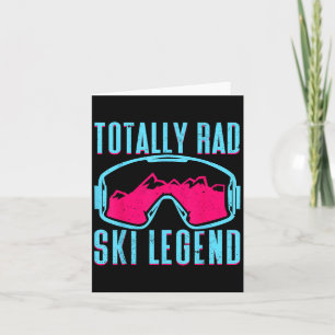 Total abgefahrene, retro Skibrille Vintage 80er 90 Karte
