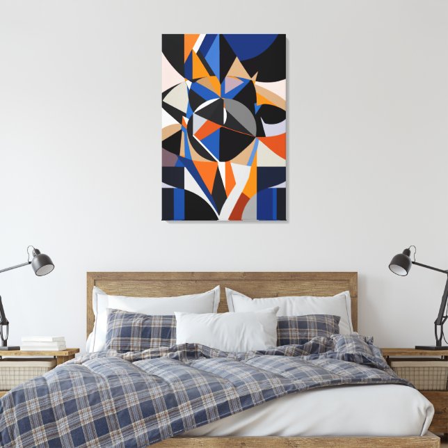 Total Abstraction Leinwanddruck (Insitu (Schlafzimmer))