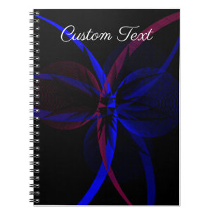 Total Abstrakt Spiral Foto Notebook Notizblock