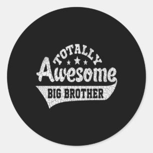 Total Awesome Big Brother Lustig Runder Aufkleber