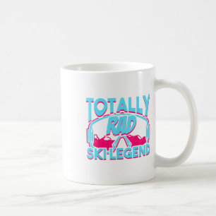 Total coole Skilegende Retro Vintage 80er 90er Ski Kaffeetasse