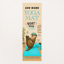 Total entspannende Bootspose Yoga Mat Yogamatte