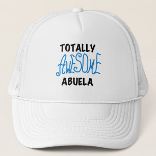 Total fantastische Abuela blaue T-Shirts und Truckerkappe