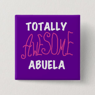 Total fantastische Abuela rosa T - Shirts und Button