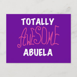 Total fantastische Abuela rosa T - Shirts und Postkarte