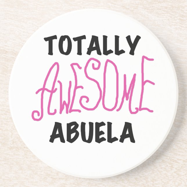 Total fantastische Abuela rosa T-Shirts und Untersetzer (Vorne)