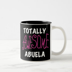 Total fantastische Abuela rosa T - Shirts und Zweifarbige Tasse