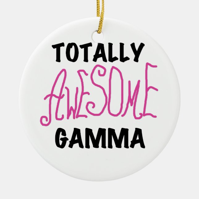 Total fantastische Gamma-Rosa-T-Shirts und Keramikornament (Vorne)