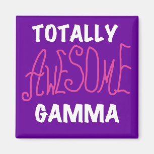 Total fantastische Gamma-Rosa-T-Shirts und Magnet