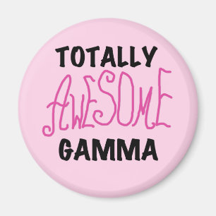 Total fantastische Gamma-Rosa-T-Shirts und Magnet