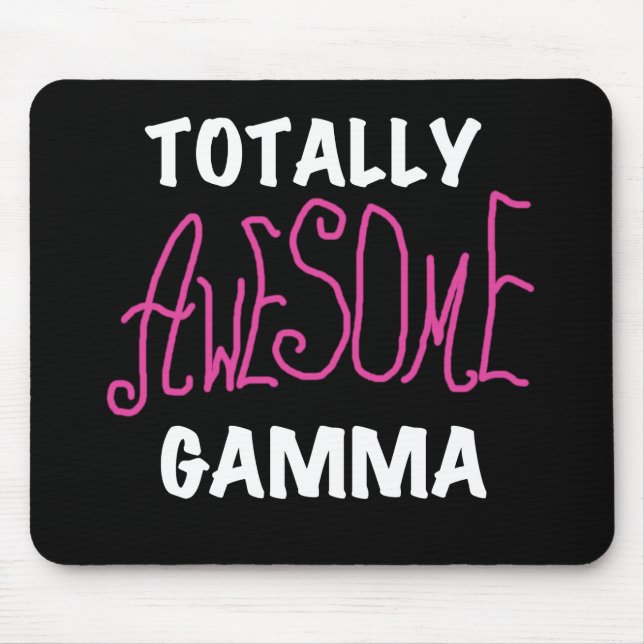Total fantastische Gamma-Rosa-T-Shirts und Mousepad (Vorne)