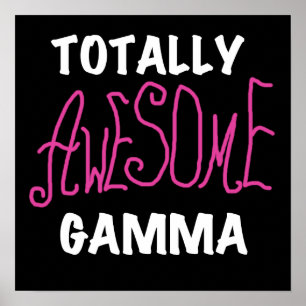 Total fantastische Gamma-Rosa-T-Shirts und Poster