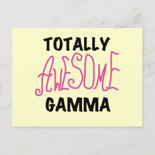 Total fantastische Gamma-Rosa-T-Shirts und Postkarte