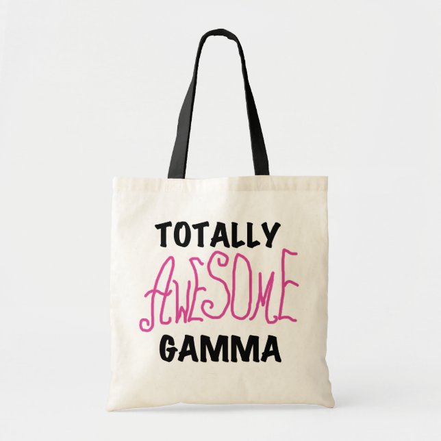 Total fantastische Gamma-Rosa-T-Shirts und Tragetasche (Vorne)