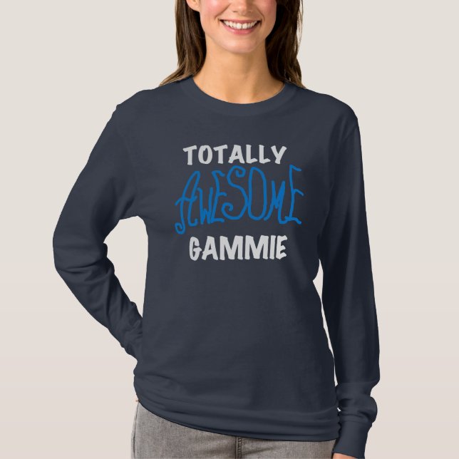 Total fantastische Gammie blaue T - Shirts und (Vorderseite)