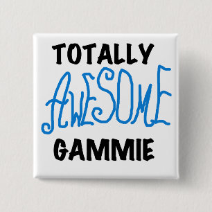 Total fantastische Gammie blaue T-Shirts und Button