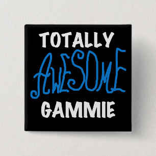 Total fantastische Gammie blaue T - Shirts und Button