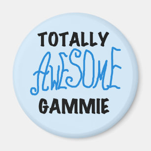 Total fantastische Gammie blaue T-Shirts und Magnet