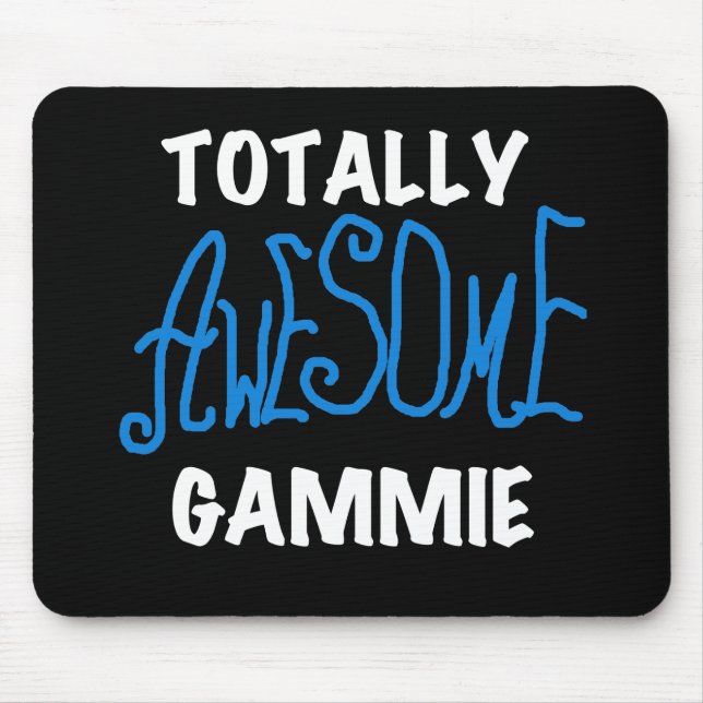 Total fantastische Gammie blaue T - Shirts und Mousepad (Vorne)