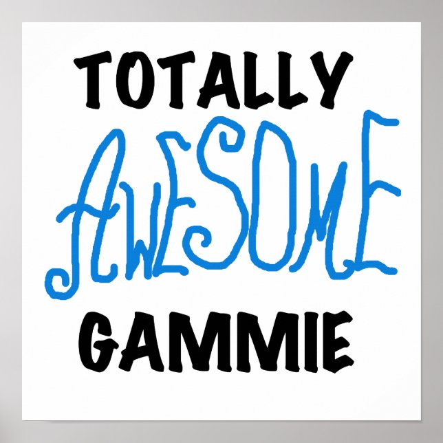Total fantastische Gammie blaue T-Shirts und Poster (Vorne)