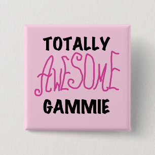 Total fantastische Gammie rosa T - Shirts und Button