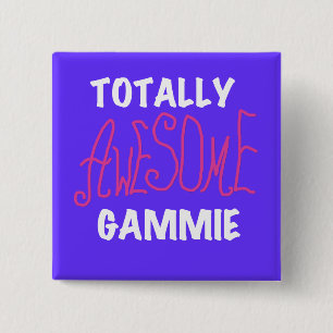 Total fantastische Gammie rosa T - Shirts und Button
