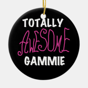 Total fantastische Gammie rosa T - Shirts und Keramik Ornament