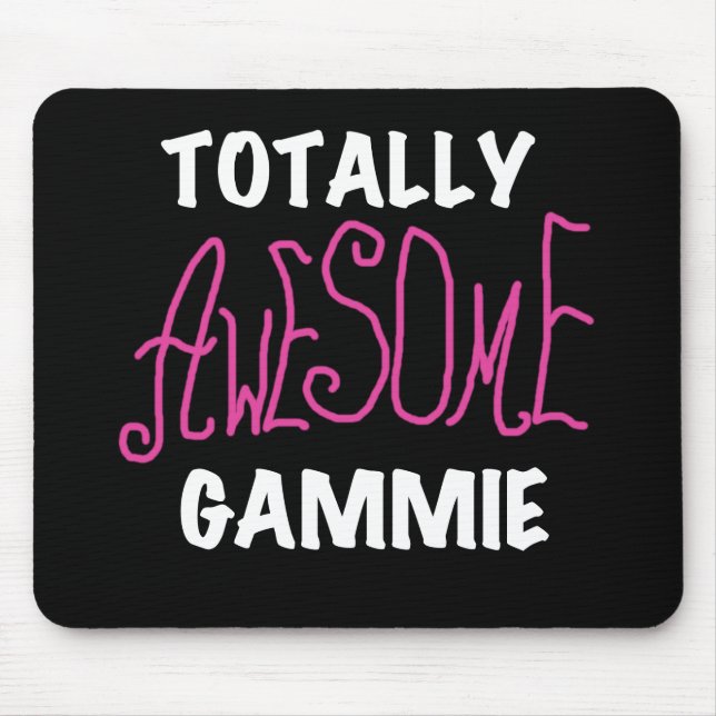 Total fantastische Gammie rosa T - Shirts und Mousepad (Vorne)