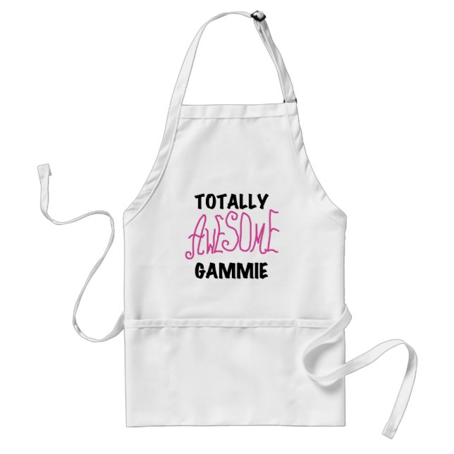 Total fantastische Gammie rosa T - Shirts und Schürze (Vorne)