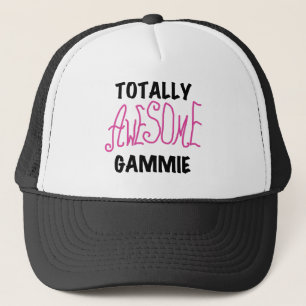 Total fantastische Gammie rosa T - Shirts und Truckerkappe