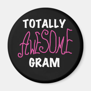 Total fantastische Gramm-Rosa-T-Shirts und Magnet