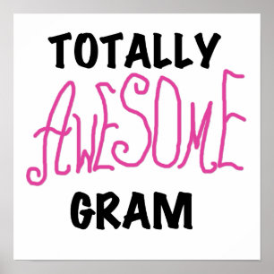 Total fantastische Gramm-Rosa-T-Shirts und Poster