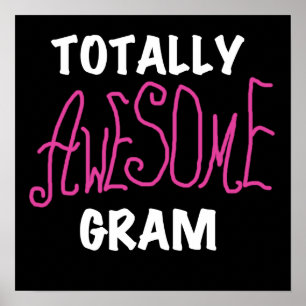 Total fantastische Gramm-Rosa-T-Shirts und Poster