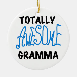 Total fantastische Gramma blaue T-Shirts Geschenke Keramik Ornament