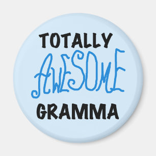 Total fantastische Gramma blaue T-Shirts Geschenke Magnet