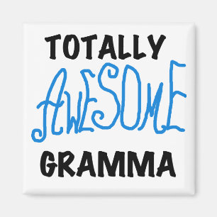 Total fantastische Gramma blaue T-Shirts Geschenke Magnet